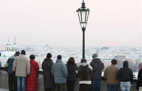 Turisté v Praze