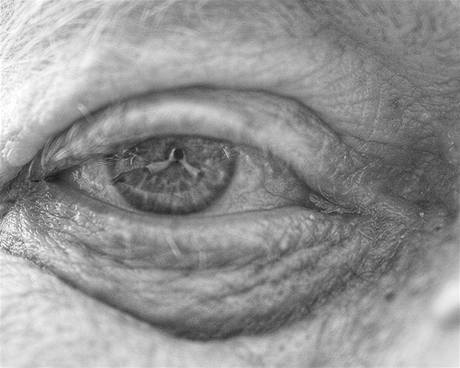 Oko starce - ilustraní foto.
