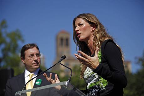 Gisele Bündchenová se stala velvyslankyní dobré vle OSN.