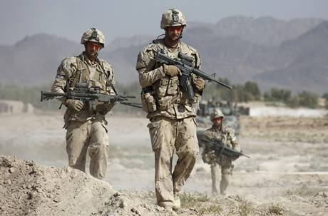 Zahraniní vojáci v Afghánistánu - ilustraní foto.