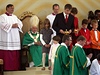 Jeho svatost pape Benedikt XVI na návtv eské republiky, kde dnes v Brn celebroval mi na letiti Tuany 