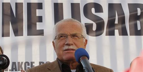 Prezident Václav Klaus.