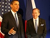 Barack Obama a Václav Havel (2009)