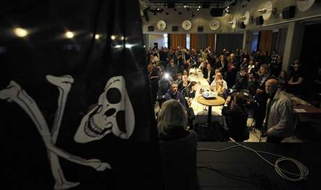 Pirátská strana se honosí znakem skutených moských pirát (Ilustraní foto) 