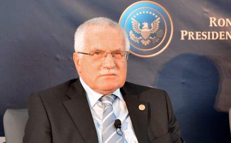Václav Klaus na konferenci v USA