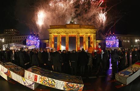 Oslavy pádu berlínské zdi
