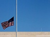 Vlajka na pl erdi nad Fort Hood