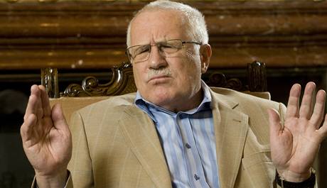 Prezident Václav Klaus.