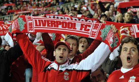 Vrní fanouci Liverpoolu.