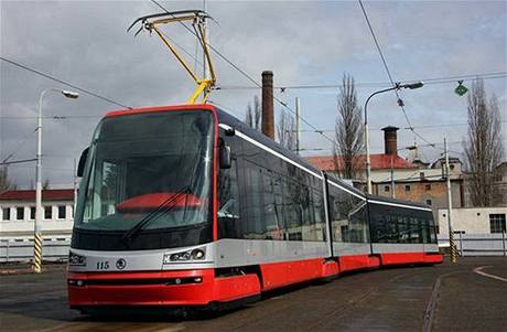 Plzeská tramvaj - ilustraní foto