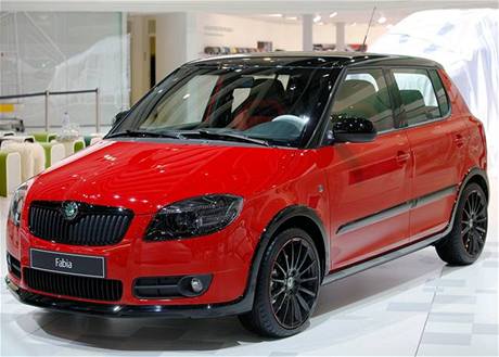 Koncept vozu koda Fabia v úprav designér koda Auto