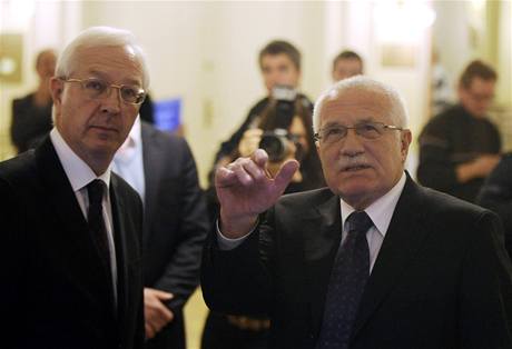 éf Akademie vd Jií Draho a prezident Václav Klaus.