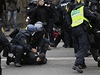 Policejní zásah proti demonstrantm pi Kodaském summitu