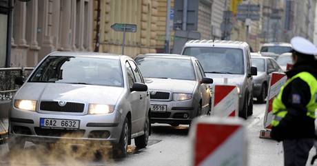 Oprava vodovodu zpsobila v Praze totální kolaps dopravy