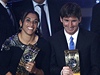 Marta a Leo Messi.