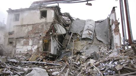 Výbuch v továrn v Rudníku.