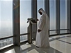 Výhled z mrakodrapu Burd Dubaj.