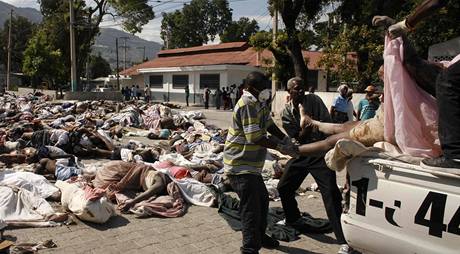 Haiti po zemtesení.