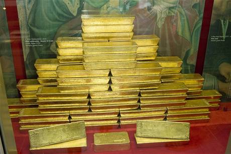 13.1.2010 - Prý tuna zlata, v eské Národní Bance.