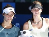 Laura Robson a vítzka Karolína Plíková pi finále Australian Open