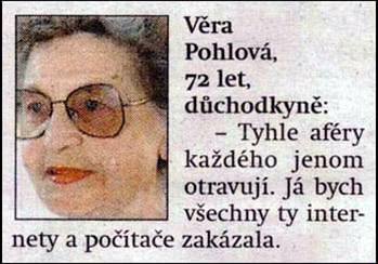 Dchodkyn Vra Pohlová.