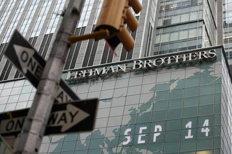 Ústedí investiní banky Lehman Brothers na estou avenue. 