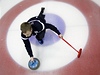 Jeff Isaacson a curling.