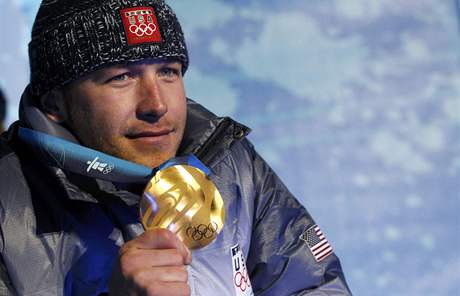 Americký lya Bode Miller, vítz olympijské superkombinace