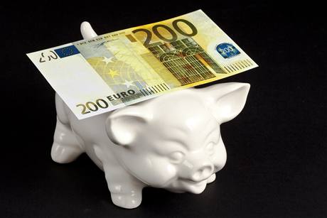 Euro a spoící prasátko (ilustraní foto)