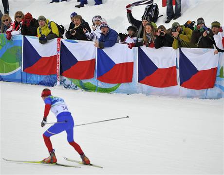 Luká Bauer v cílové rovince.