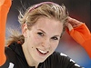 Annette Gerritsenová získala stíbrnou medaili v rychlobruslaském sprintu na 1000 metr.