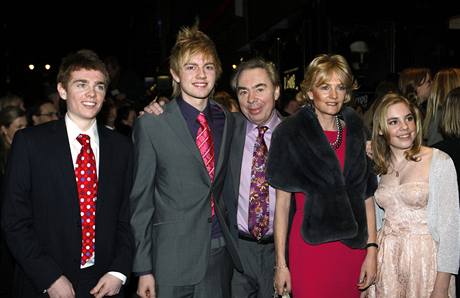 Andrew Lloyd Webber s rodinou
