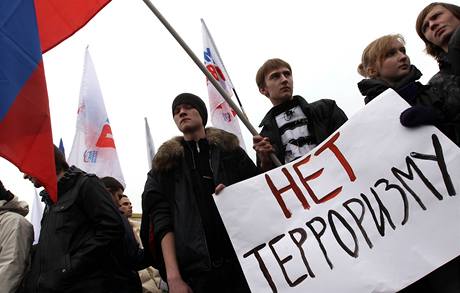 V Moskv se demonstrovalo proti terorismu a násilí