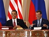 Barack Obama a Dmitrij Medvedv