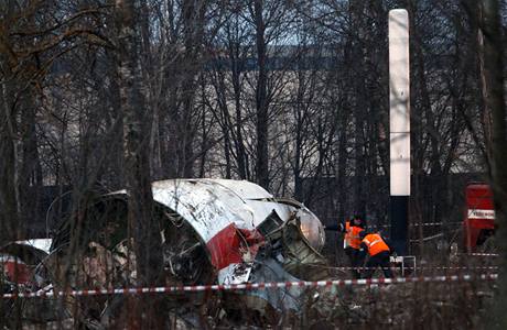 Nehoda letadla u Smolensku.