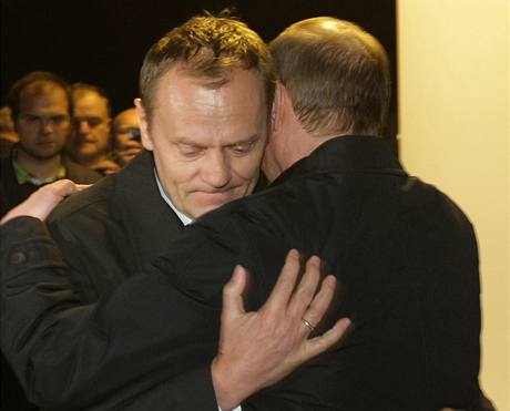 Donald Tusk a Vladimir Putin