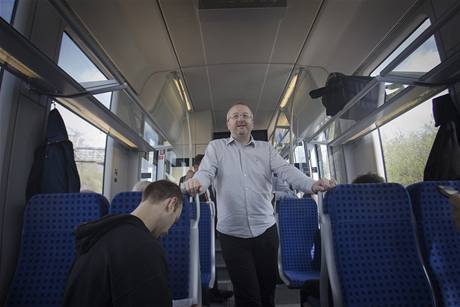 Radim Janura. Vlak Regiojet spolenosti Student Agency vyrazil na koleje.