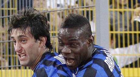 Diego Milito a Mario Balotelli.