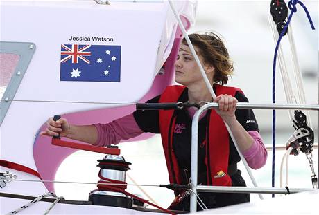 estnáctiletá australská jachtaka Jessica Watsonová