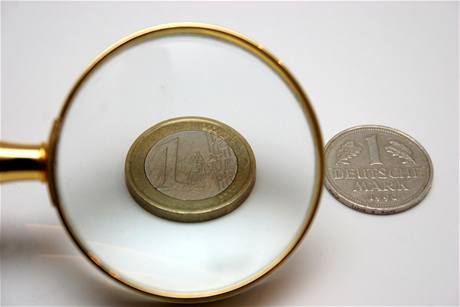 Euro a marka (ilustraní foto)