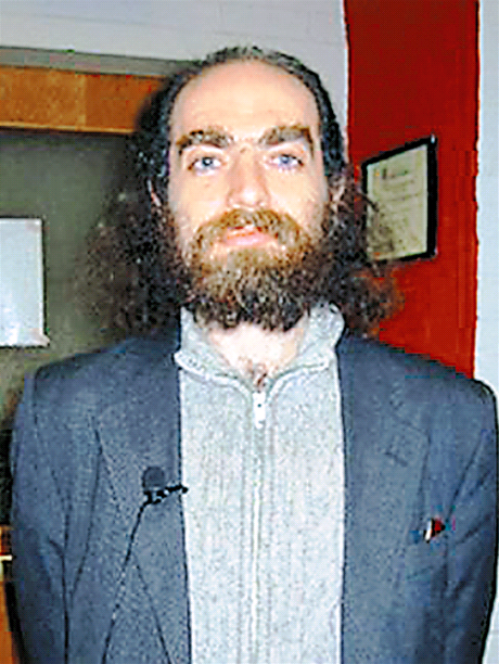 Geniální ruský matematik Grigorij Perelman.