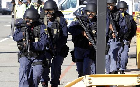 Jihoafrická policie.