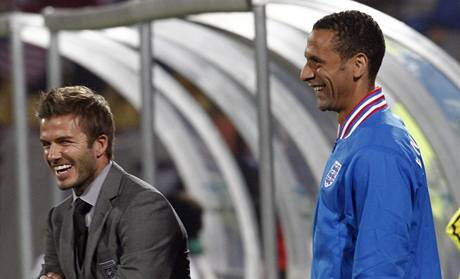 Anglie - USA (Beckham a Ferdinand).