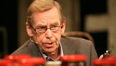 Vclav Havel v Divadle Husa na provzku