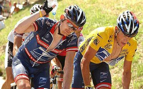 Floyd Landis a Lance Armstrong. | na serveru Lidovky.cz | aktuální zprávy