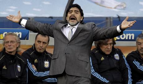 Argentina - Nmecko (zklaman Maradona).