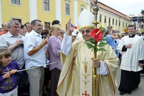 Bohosluba ve Velehrad - Arcibiskup Duka