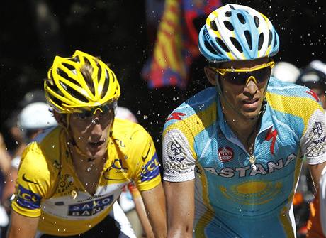 Tour de France (Andy Schleck vlevo a Alberto Contador)