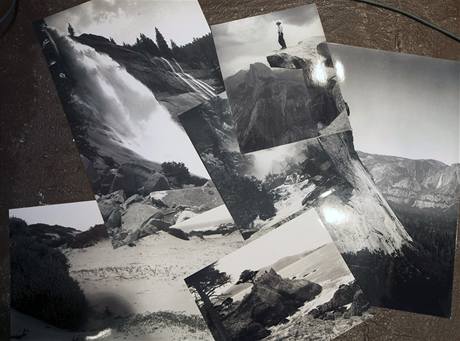 Fotografie Yosemitského parku, které s zejm vytvoil známý fotograf Ansel Adams 