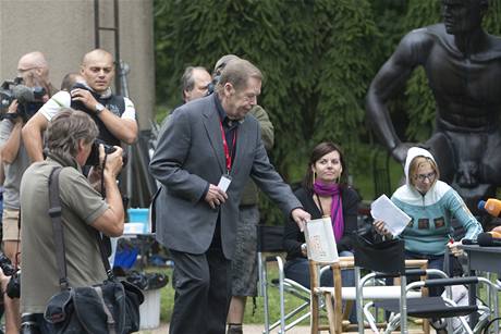 Naten filmu Odchzen: Vclav Havel.